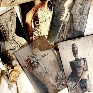 Custom Order / Grunge Dress Forms Lg Envelopes Set 5